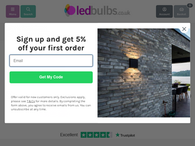 'ledbulbs.co.uk' screenshot