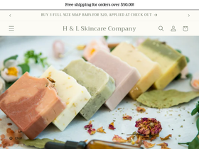 scentedserenitysoaps.com homepage screenshot