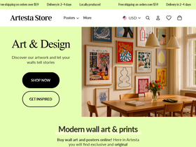 'artesta.es' screenshot