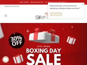 Silk Oil of Morocco homepage screenshot