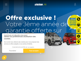 'ligier.fr' screenshot
