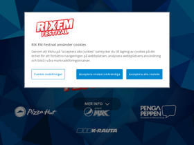'rixfmfestival.se' screenshot