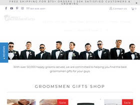 'groovygroomsmengifts.com' screenshot