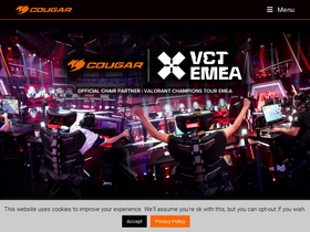 'cougargaming.com' screenshot
