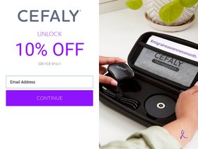 'cefaly.com' screenshot