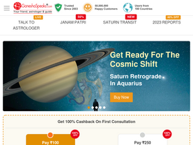 'ganeshaspeaks.com' screenshot