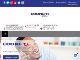 'econet.bi' screenshot