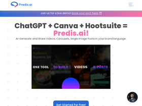 'predis.ai' screenshot