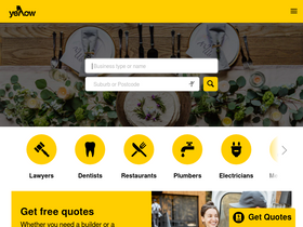 'yellowpages.com.au' screenshot