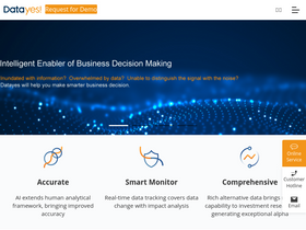 'datayes.com' screenshot