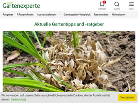 'mein-gartenexperte.de' screenshot