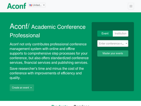 'aconf.org' screenshot