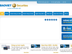 'bvsc.com.vn' screenshot