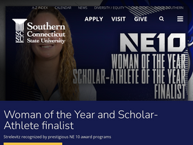 'southernct.edu' screenshot