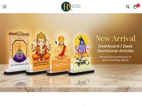 mtresinartsindia.com homepage screenshot