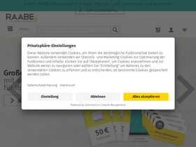 'raabe.de' screenshot