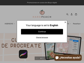 'hardpeach.com' screenshot