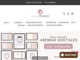 'hardpeach.com' screenshot