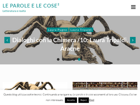 'leparoleelecose.it' screenshot