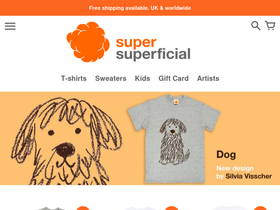 supersuperficial.co.uk homepage screenshot