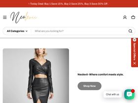 Neolevii homepage screenshot
