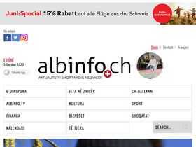 'albinfo.ch' screenshot