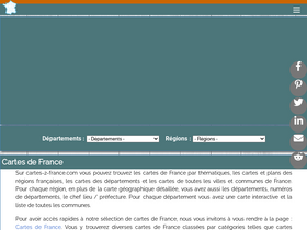 'cartes-2-france.com' screenshot