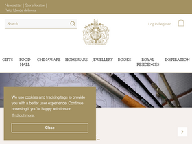 'royalcollectionshop.co.uk' screenshot