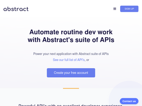 'abstractapi.com' screenshot