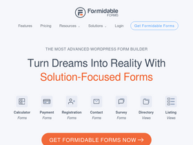 'formidableforms.com' screenshot