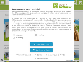 'cloture-electrique.expert' screenshot