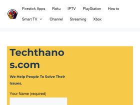 'techthanos.com' screenshot