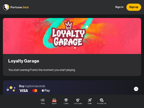 'fortunejack.com' screenshot