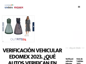 'unionedomex.mx' screenshot