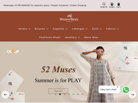 'weaverstory.com' screenshot