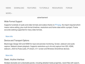 'shotcut.org' screenshot