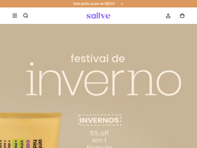 'sallve.com.br' screenshot