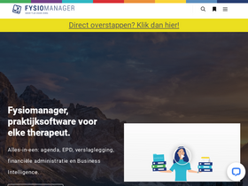 'fysiomanager.nl' screenshot