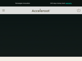 acceleroot.com homepage screenshot