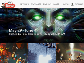 'gamerswithjobs.com' screenshot