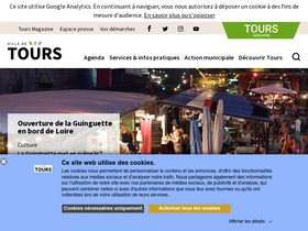 'tours.fr' screenshot