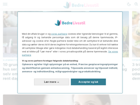 'bedrelivsstil.dk' screenshot