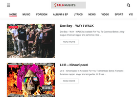 'talkmusics.com' screenshot