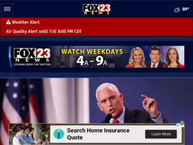 'fox23.com' screenshot