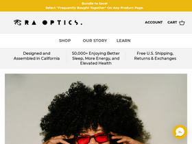 'raoptics.com' screenshot