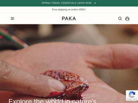 'pakaapparel.com' screenshot