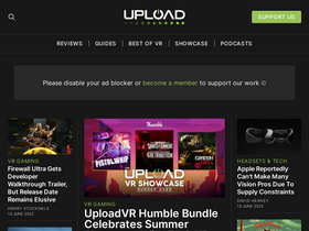 'uploadvr.com' screenshot