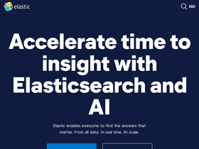 'elastic.co' screenshot