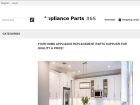 'applianceparts365.com' screenshot