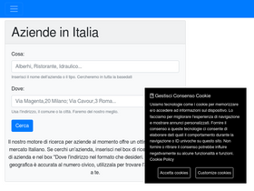 'bluaziende.com' screenshot